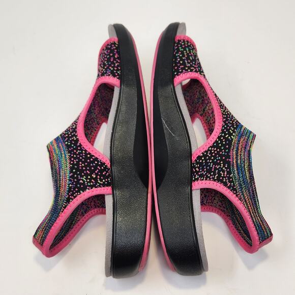 TRAQ by Alegria Qeen Funplex Pink Dream Knit Sport Sandals Size 38 US 8 Comfort - Picture 7 of 8